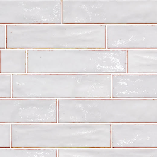 Sarana Cme Memory White Porcelain Tile 6x25cm