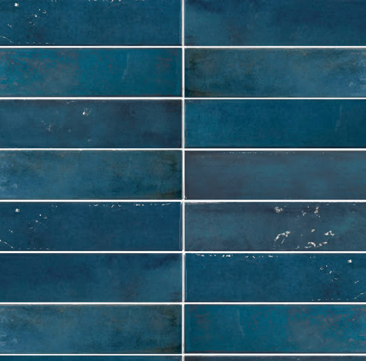 Sarana Cme Memory Cobalt Blue Porcelain Tile 6x25cm