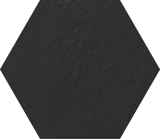 Sarana Esagona Colors Black Porcelain Wall Tile 15x17.3cm