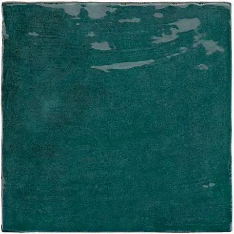 La Riviera Quetzal Glossy Ceramic Wall Tile 5x5