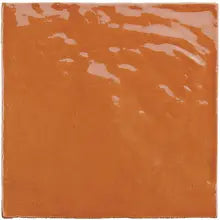 La Riviera Ginger glossy ceramic wall tile