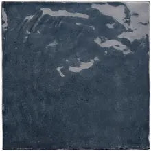 La Riviera Blue Reef glossy ceramic wall tile