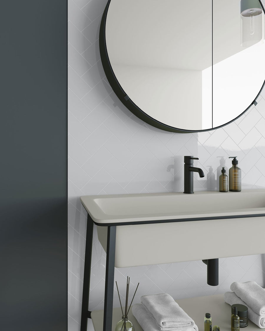 Metropolis Cool Grey Ceramic Wall Tile (3x6 to 3x12)