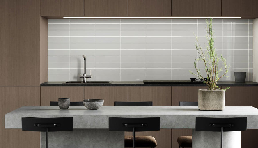 Metropolis Platinum Grey (Taupe) Ceramic Wall Tile (3x6 to 3x12)