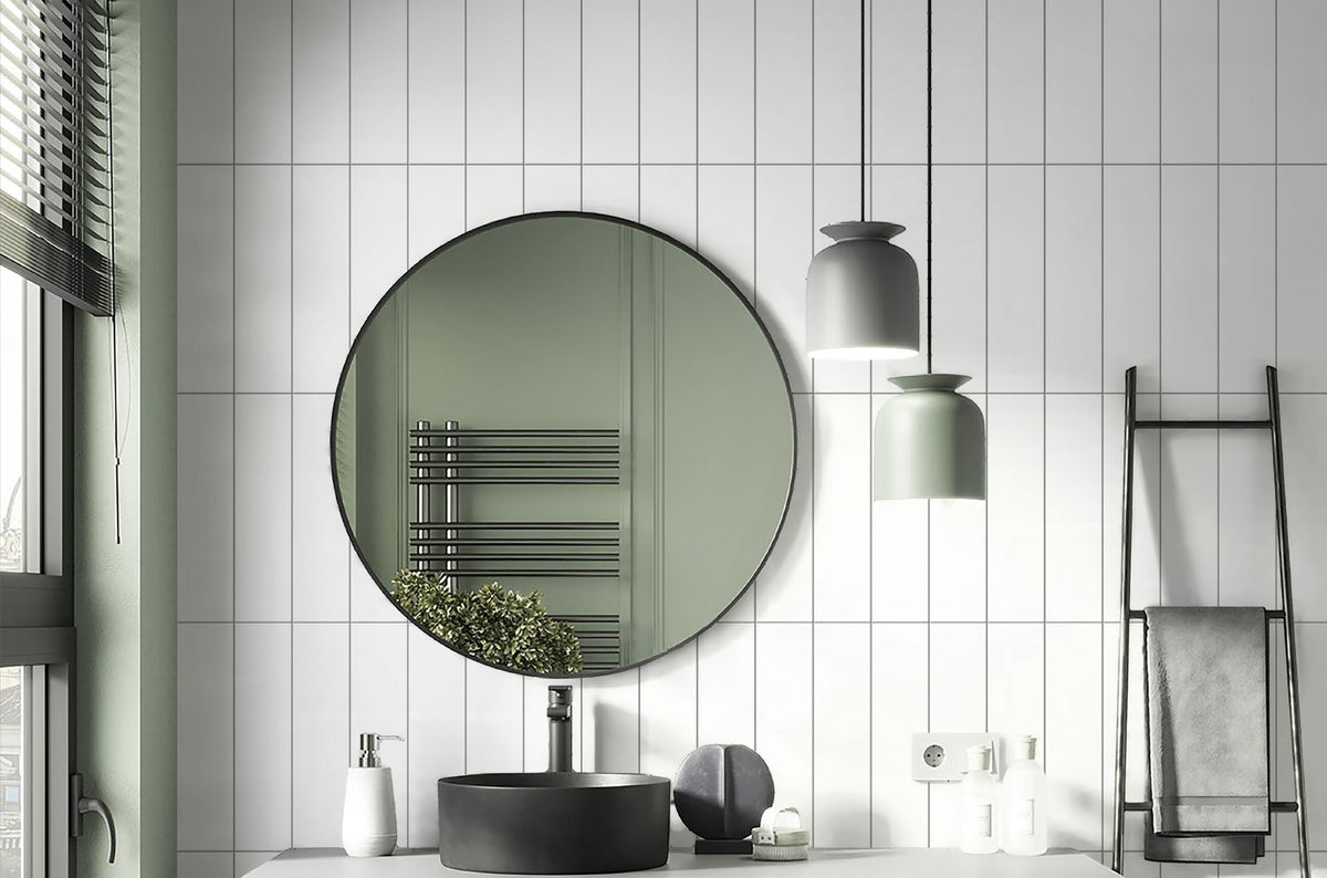 Olympia Metropolis White Ceramic Wall Tile (3x6 to 12x24)