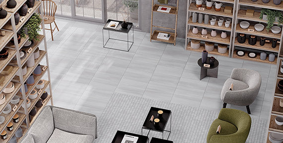 Landmark Barcelona White Porcelain Tile