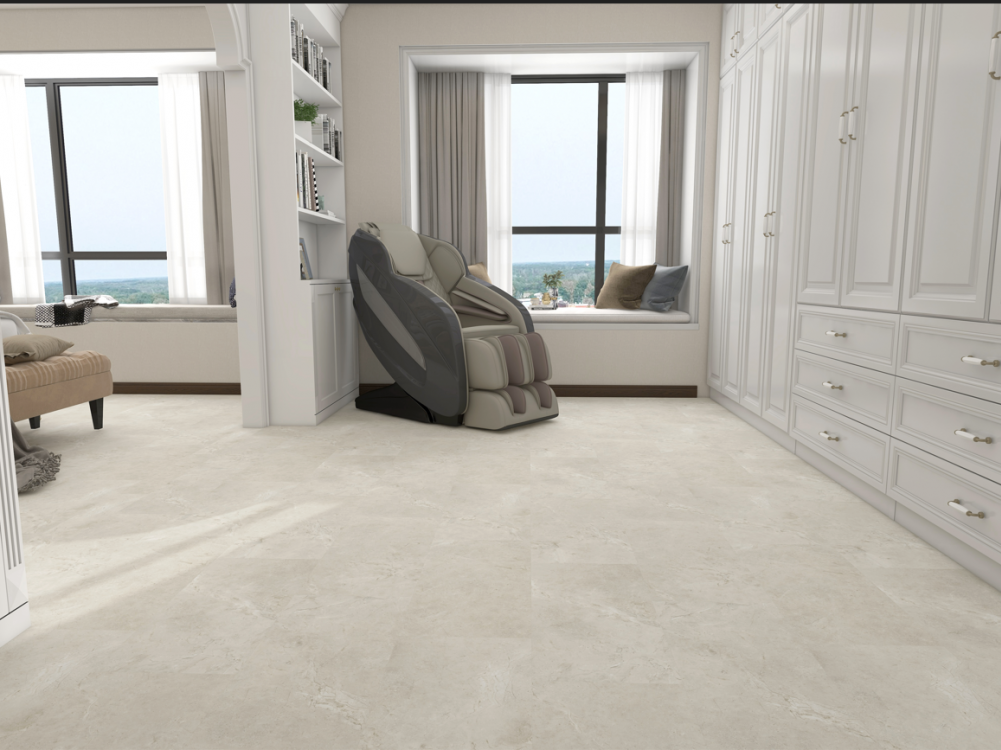 NAF Aqua Tile 7mm Vinyl Tile Flooring - Mica