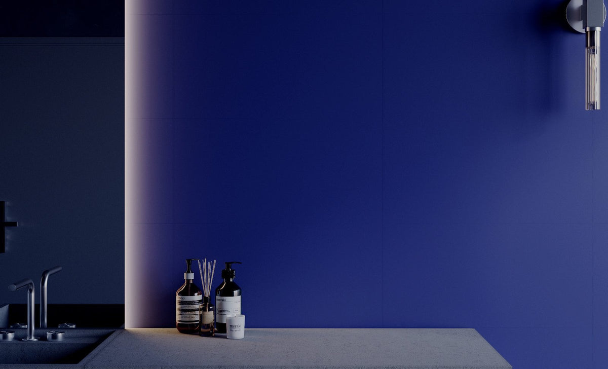 Olympia New Colors Blue Rectified Porcelain Tile (12x24)
