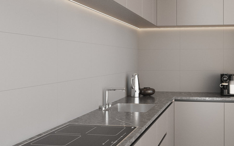New Colors Grey Rectified Porcelain Tile (12x24, 24x24)