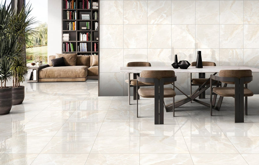 Onyx Natural 24x48 Polished Porcelain Tile