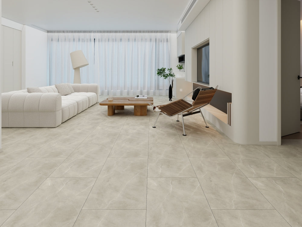 NAF Aqua Tile 7mm Vinyl Tile Flooring - Oxide