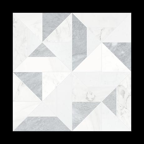 Utopio Tria Polar - Marble Mosaic