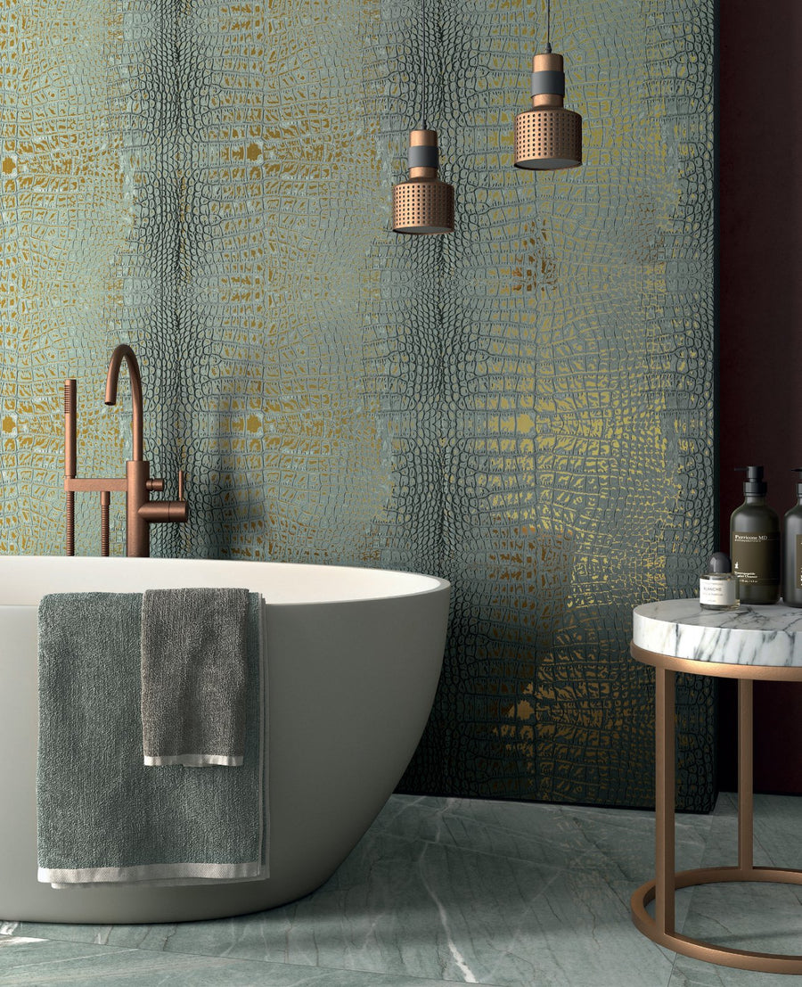 The Room Croco Decor 24x48 Polished Porcelain Tile