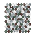 Utopio Pennyround Tropic - Marble Mosaic