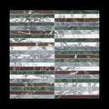 Utopio Stacked Tropic - Marble Mosaic