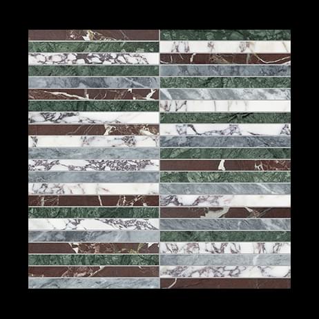 Utopio Stacked Tropic - Marble Mosaic