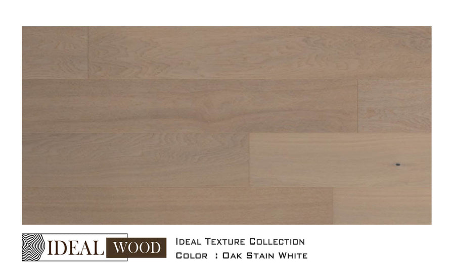 Oak Satin White Ideal Texture Engineered Hardwood