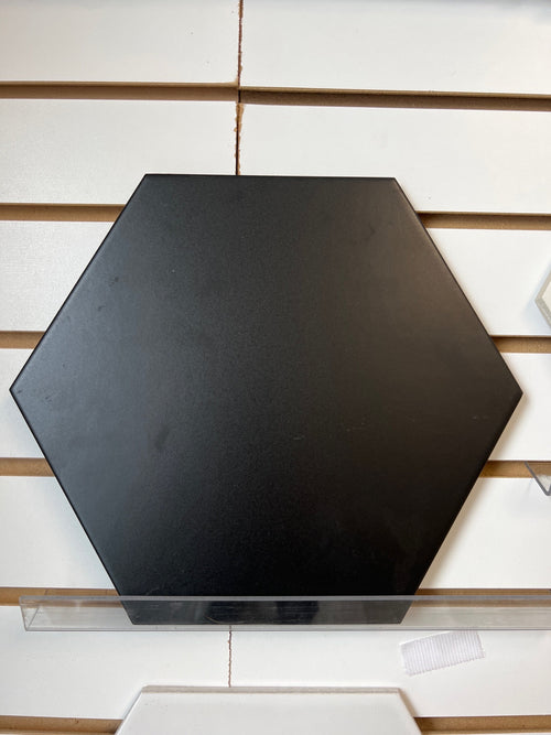 Black Hexagon 8”