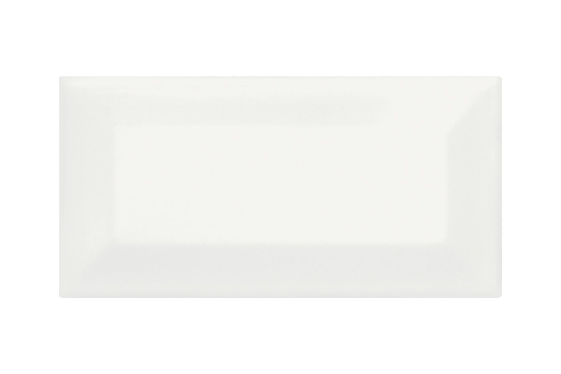 Simple White Beveled - 3x6