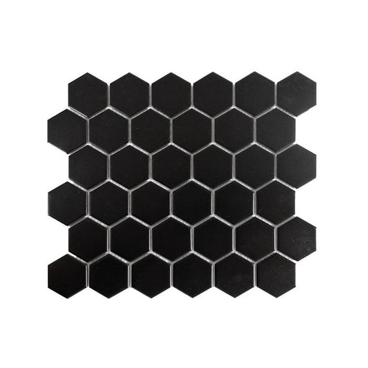 Black Hexagon Mosaic 2”