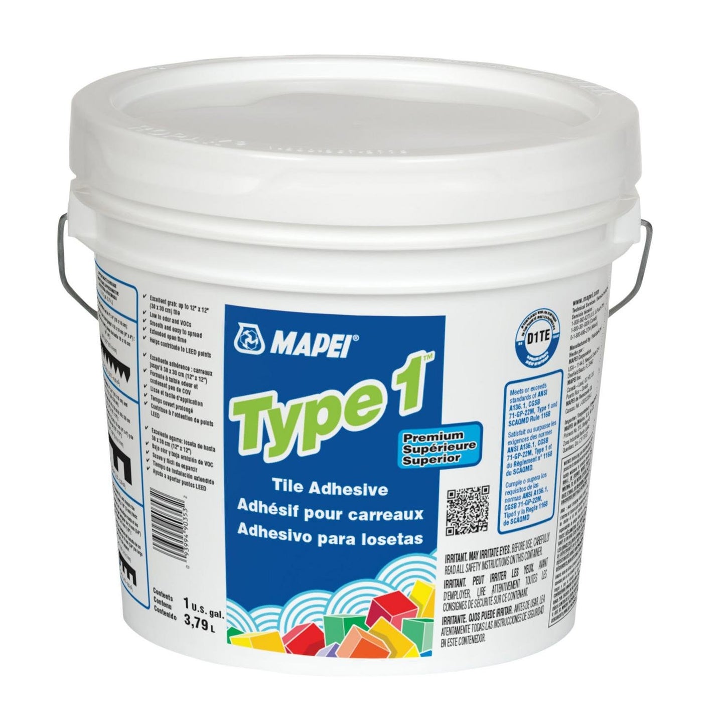 Mapei Type 1 Tile Mastic/Adhesive (4L)